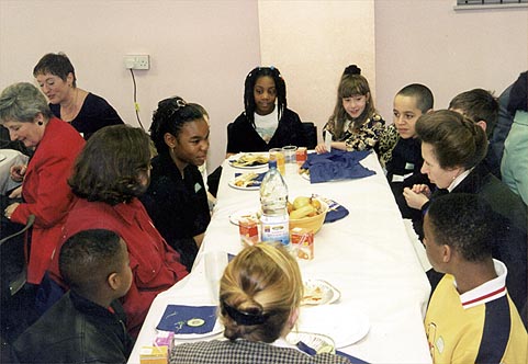 Young carers of Bolton meet Princess Anne